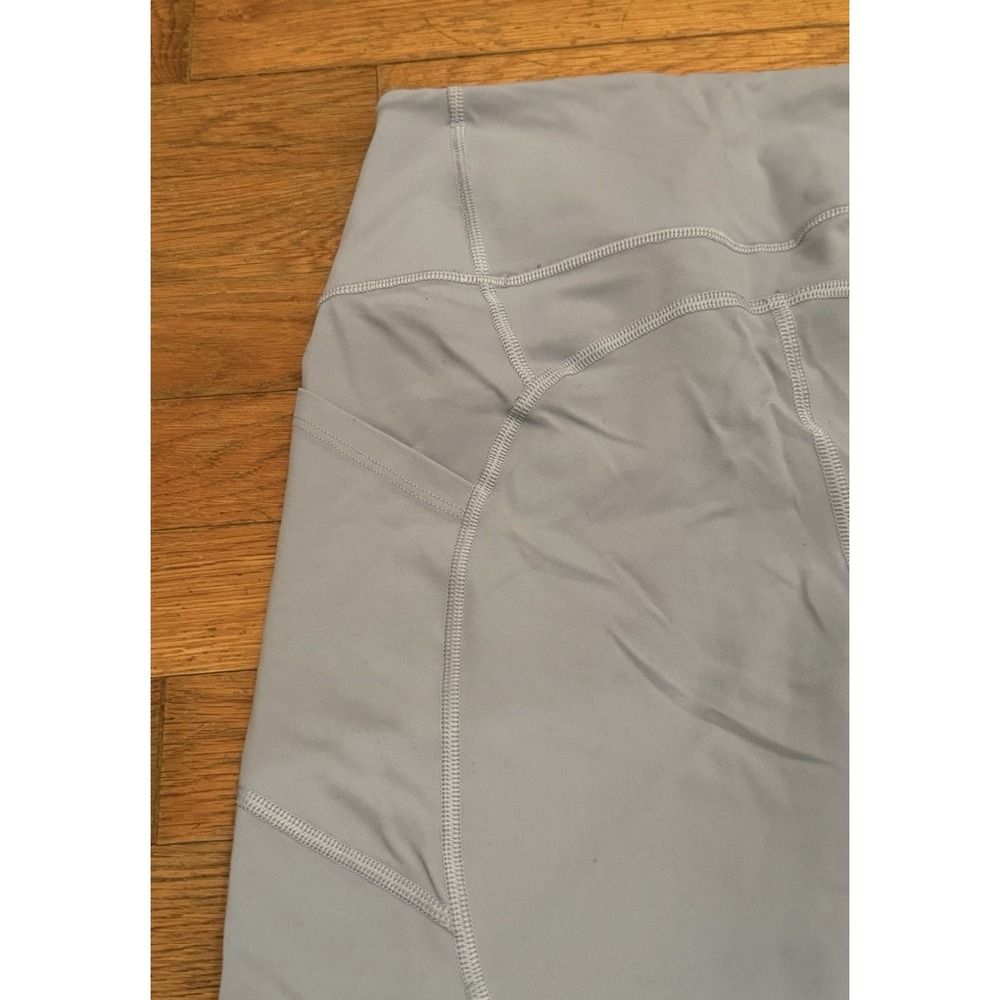 Victoria's Secret Sport Knockout Leggings Gray Blue Crop Workout‎ Women's Medium - Picture 4 of 9
